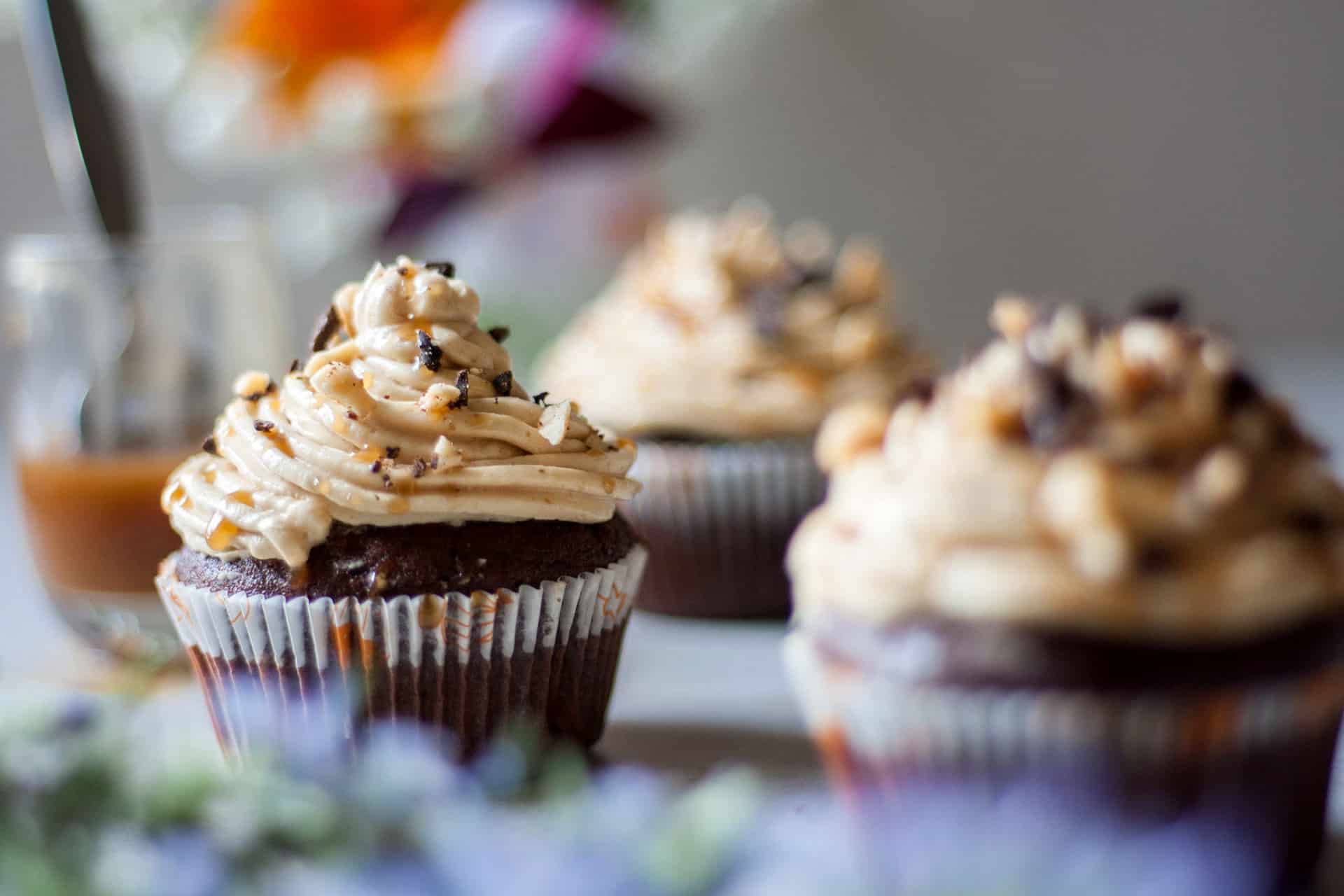 Gluten-Free Snickers Cupcakes