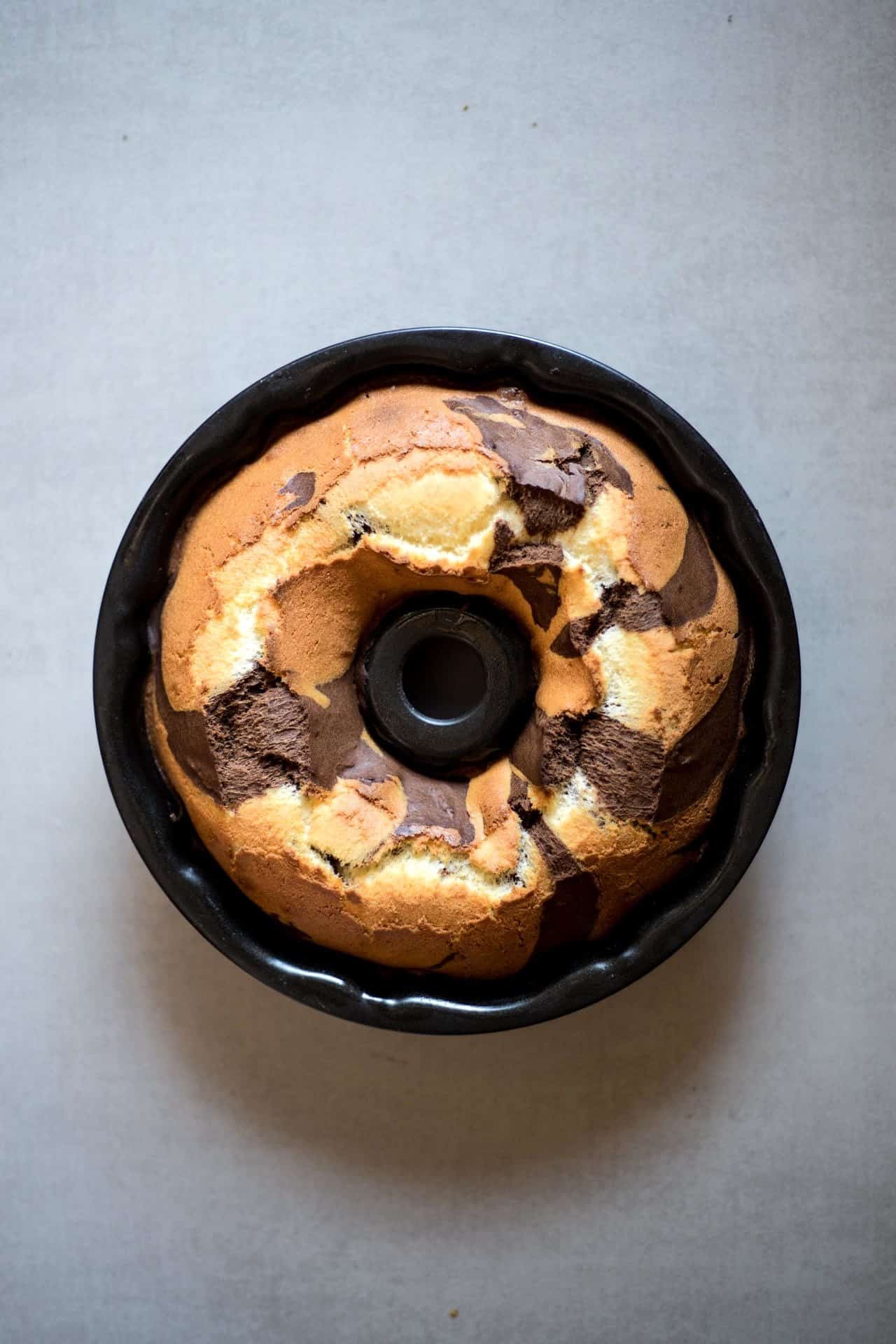 How to make marble cake | Step-by-step instructions 