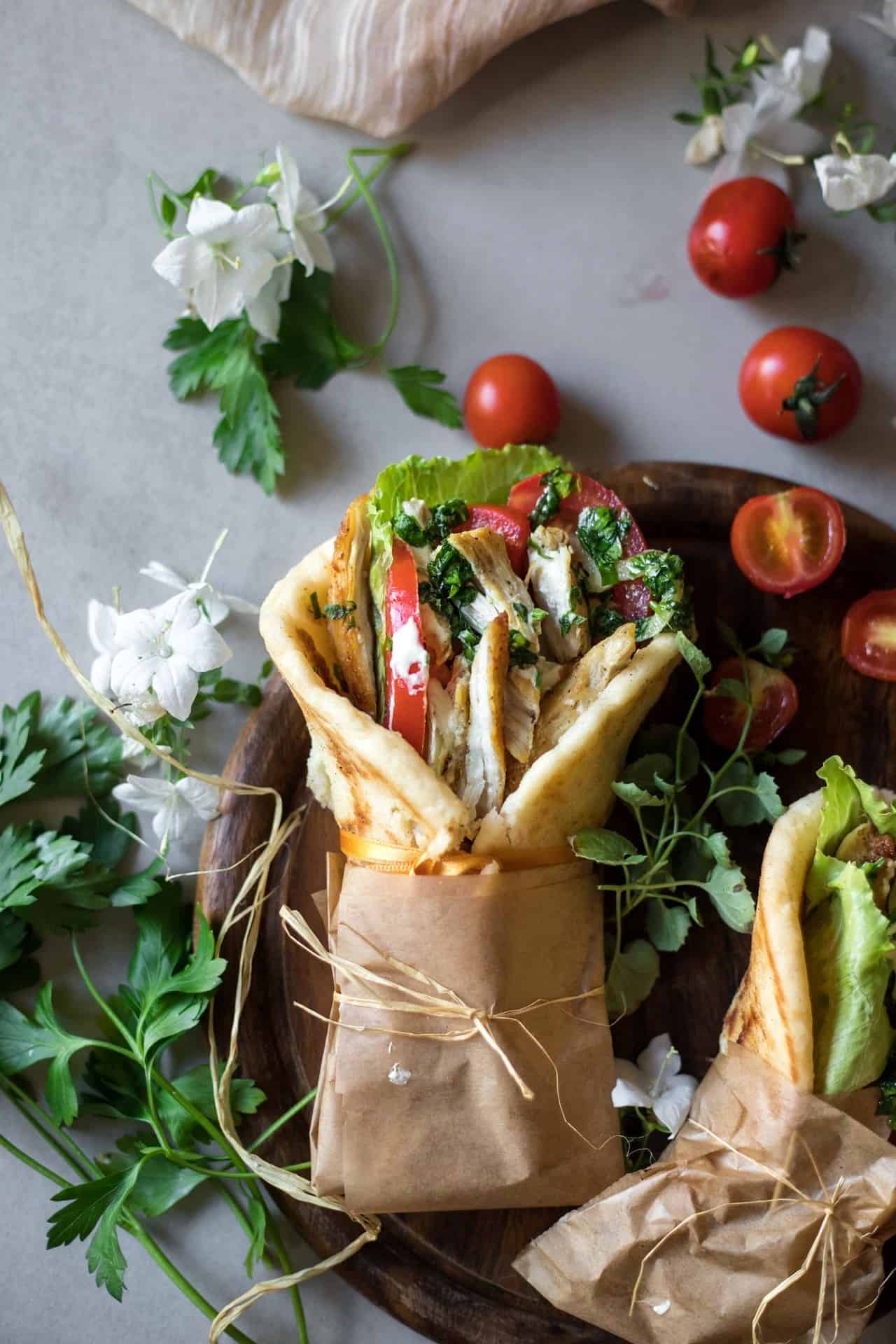 This Gluten Free Chicken Gyro is low FODMAP, super flavorful, light, easy to digest and beyond delicious.