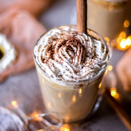 This Low FODMAP Pumpkin Spice Latte is pumpkin infused, naturally sweetened, perfectly spiced, customizable and so delicious.