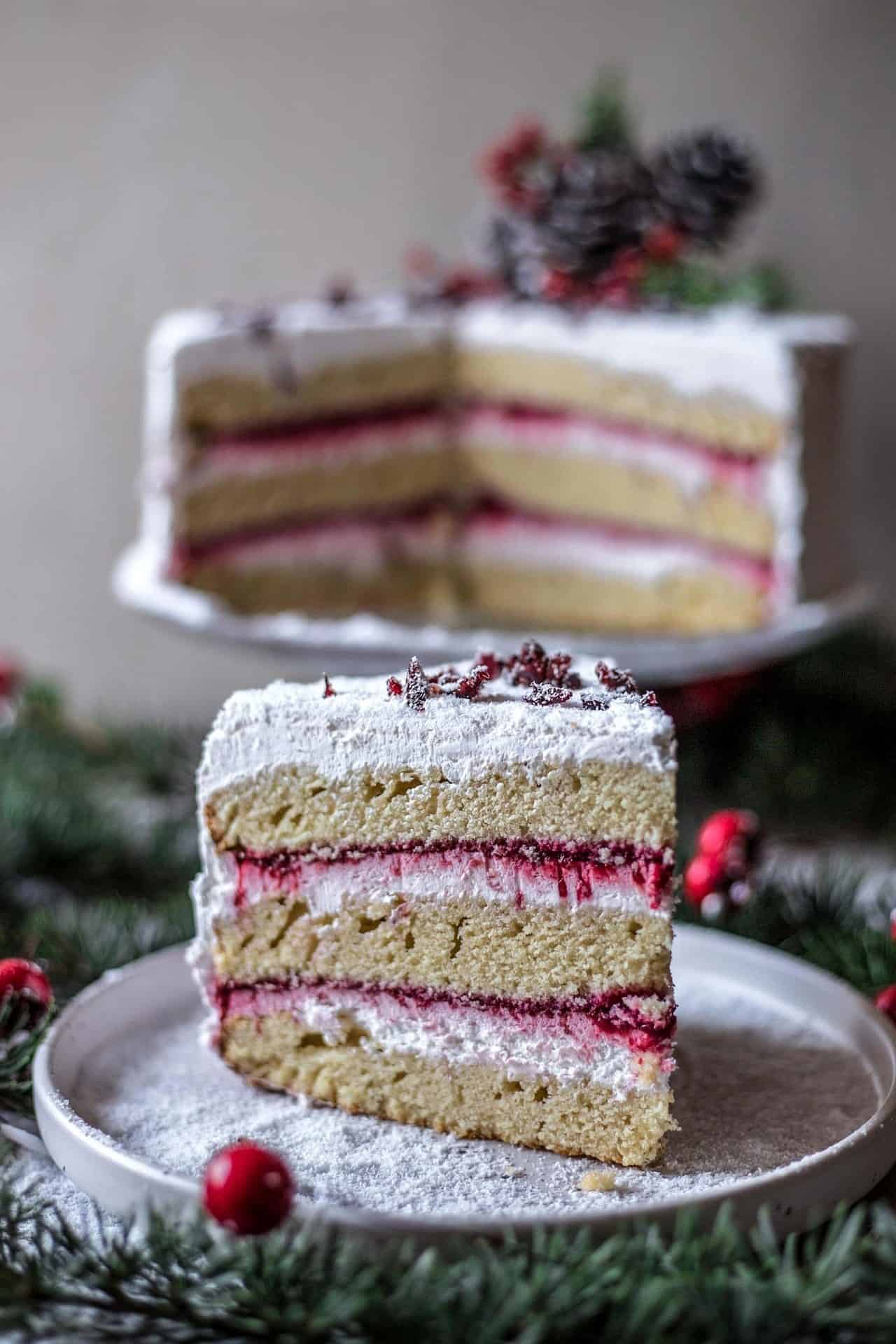 This Gluten-Free Cranberry Cake with Cream Cheese Frosting is super flavorful, light, fluffy, creamy, perfectly sweetened and so delicious.