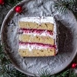 Cranberry Cake with Cream Cheese Frosting