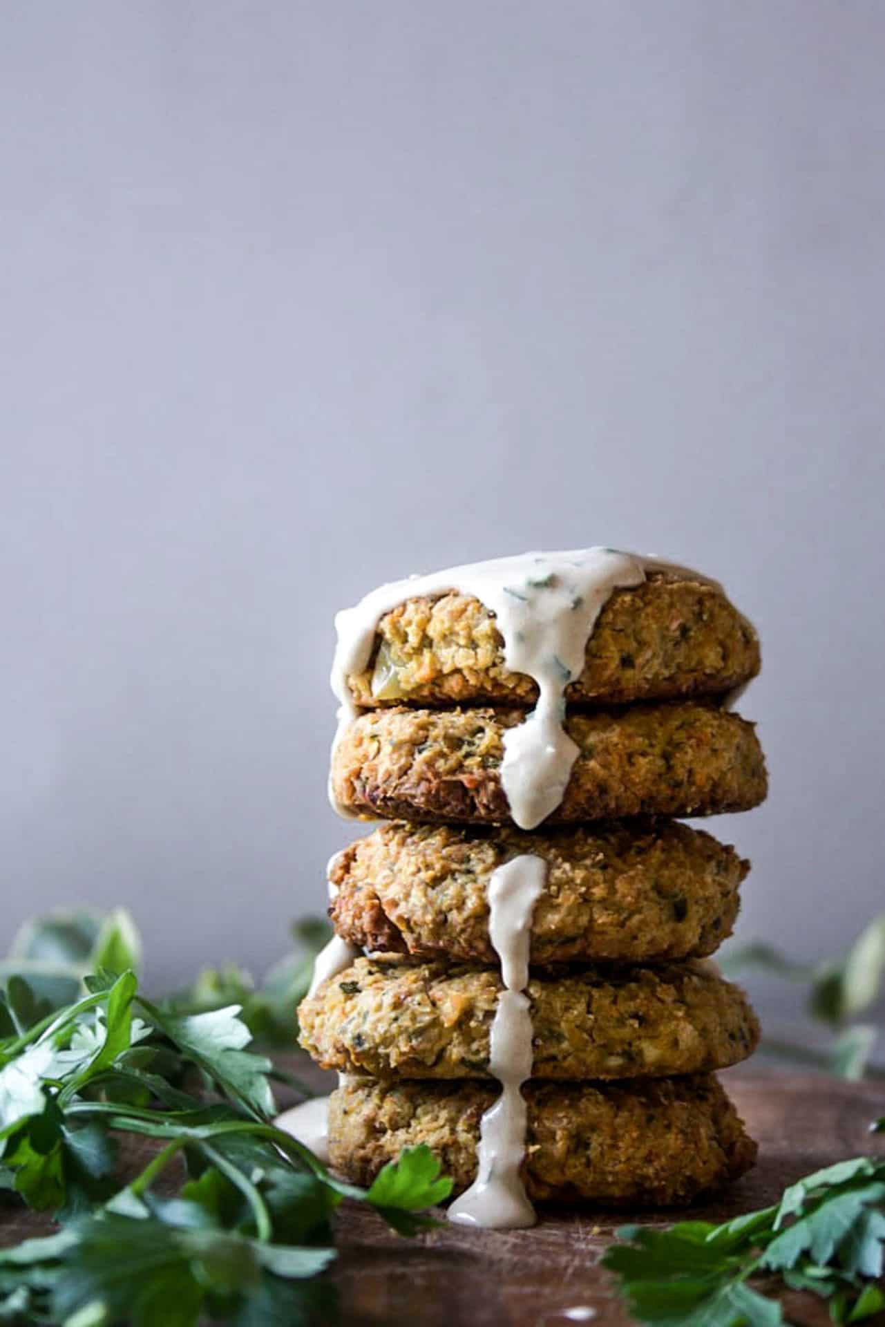 This Low FODMAP Falafel is crispy on the outside and soft on the inside, flavorful, satisfying and easy to digest! Plus completely vegan and gluten-free.