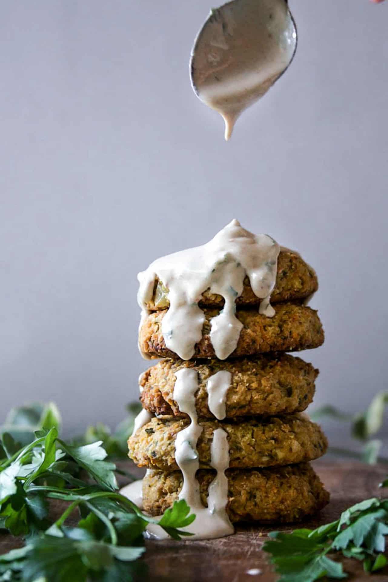 This Low FODMAP Falafel is crispy on the outside and soft on the inside, flavorful, satisfying and easy to digest! Plus completely vegan and gluten-free.