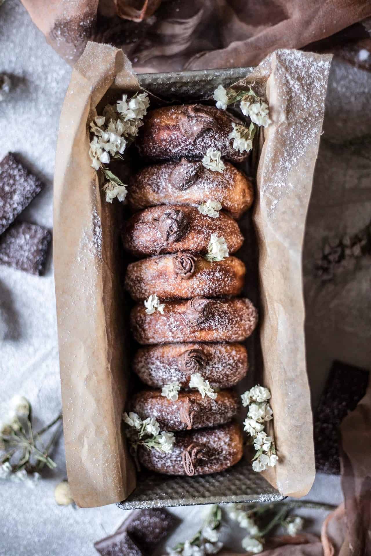 These gluten-free yeast-raised doughnuts are pillowy soft, fluffy, perfectly sweetened and so easy to make! They make a perfect dessert, snack or breakfast.