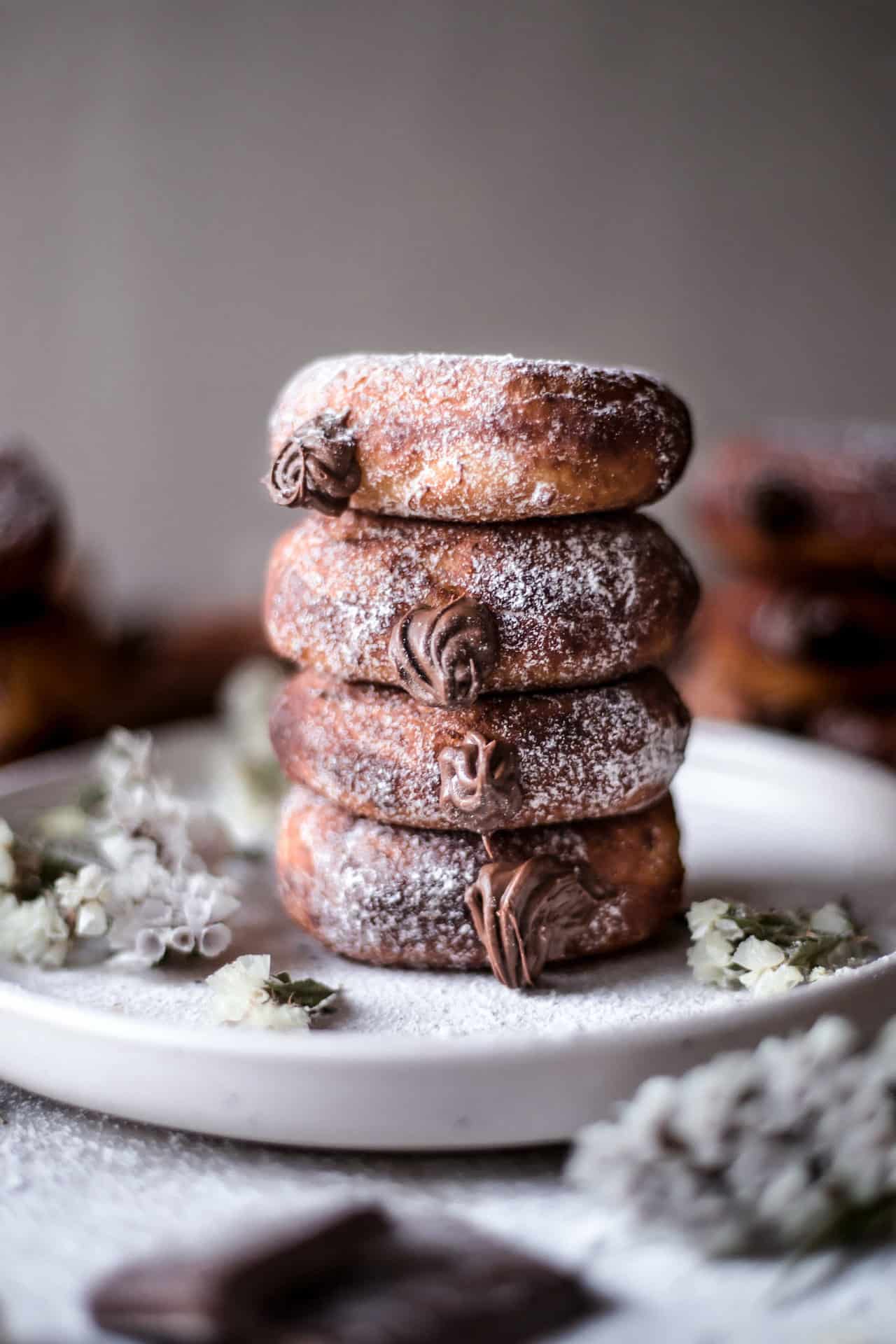 These gluten-free yeast-raised doughnuts are pillowy soft, fluffy, perfectly sweetened and so easy to make! They make a perfect dessert, snack or breakfast.