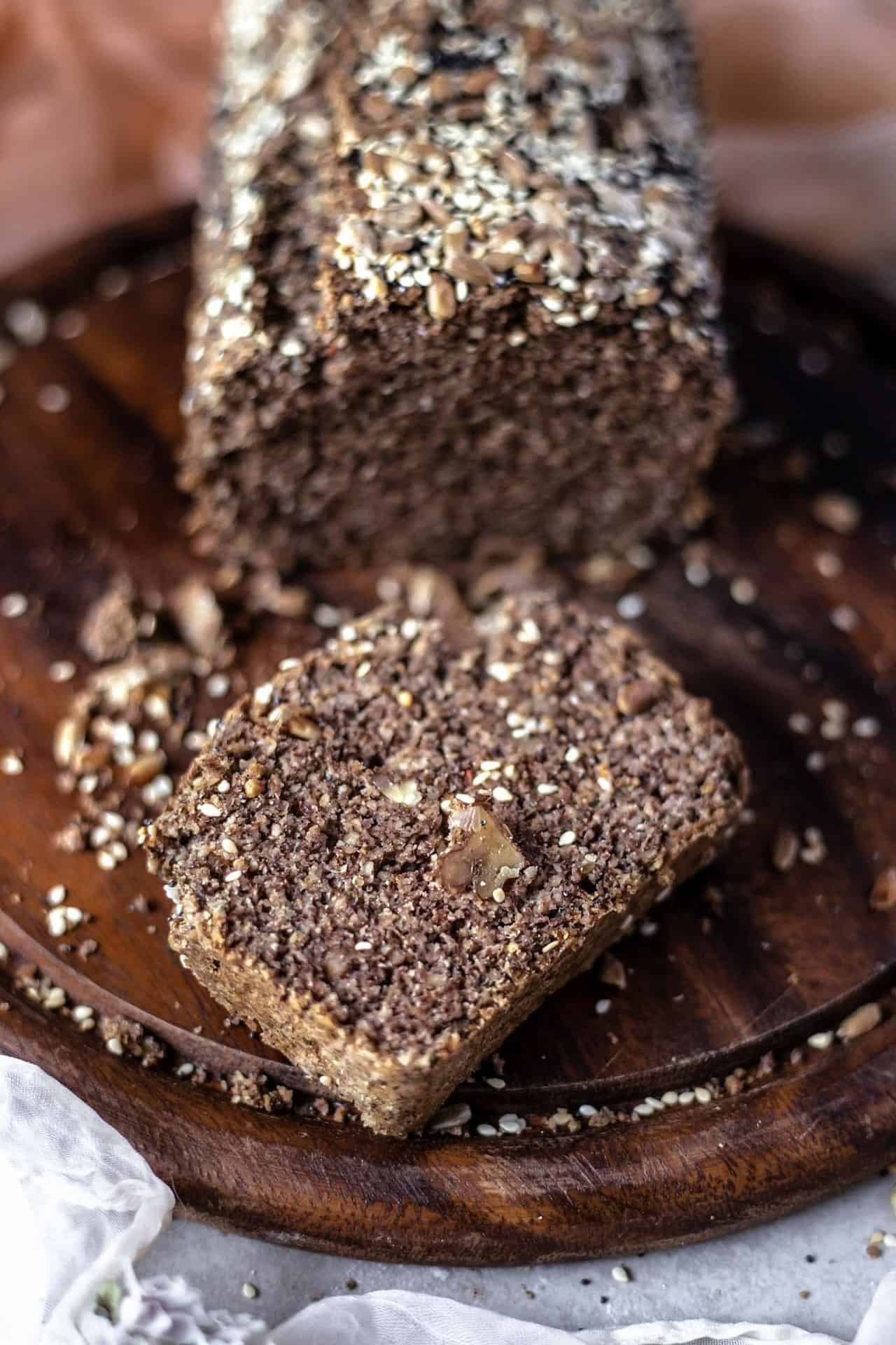 This gluten-free superfood bread is rich, wholesome, nutty, flavorful with a wonderfully soft texture. It's perfect for breakfast or mid-day snack.