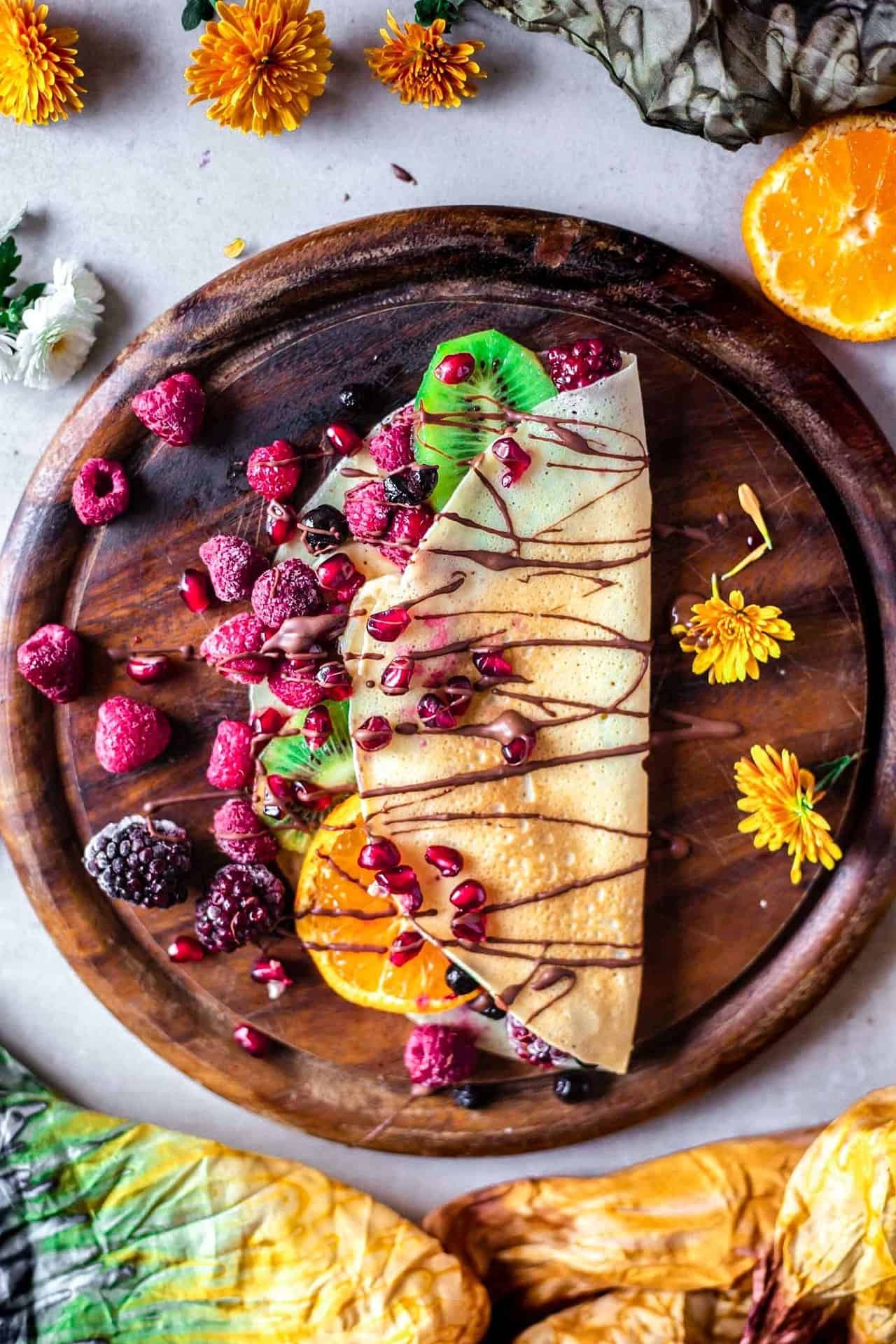These gluten-free crepes are light, spongy, tender, satisfying, so easy to make and super delicious! Plus they are low FODMAP and optionally dairy-free!