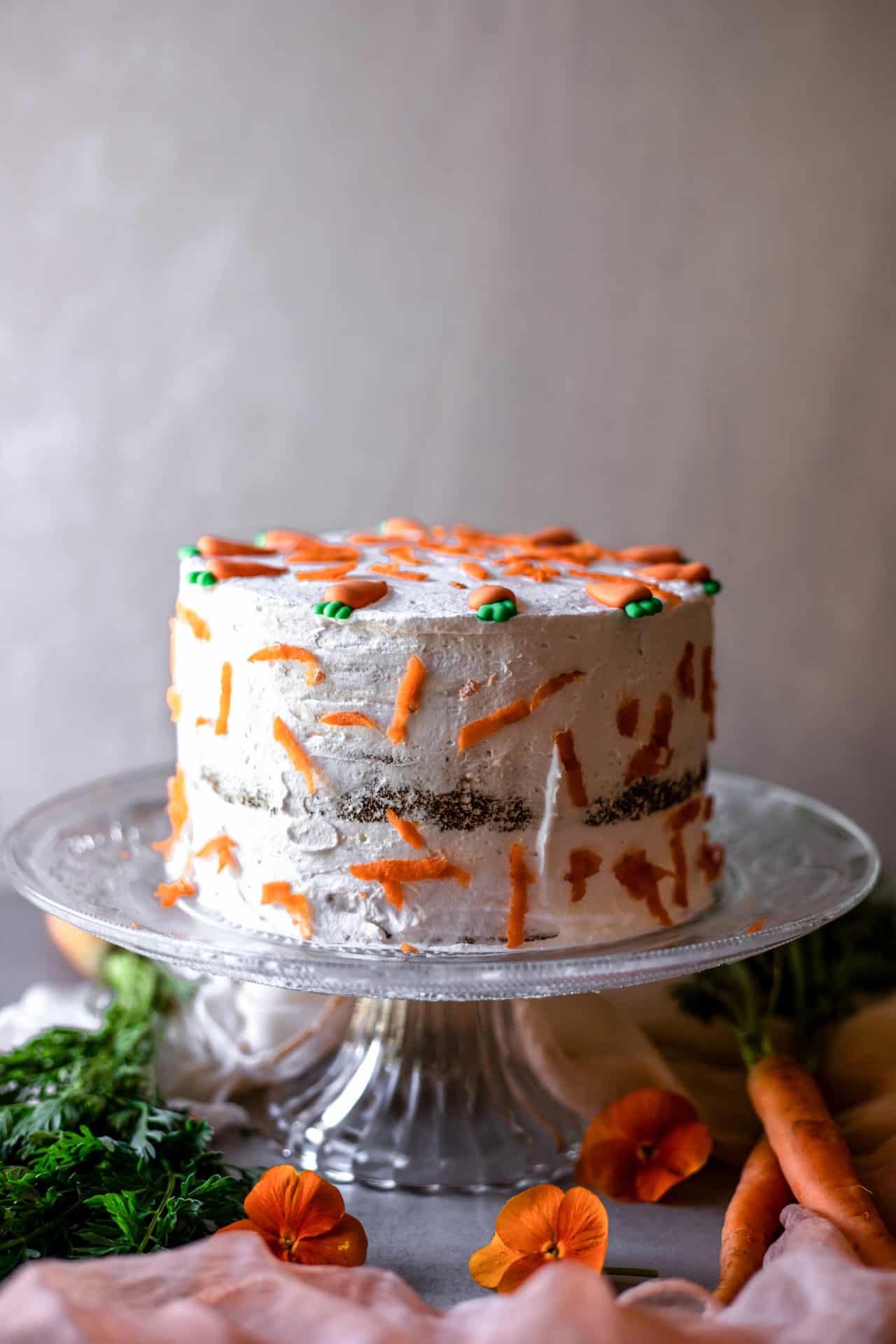 This Low FODMAP Carrot Cake is perfectly sweetened, flavorful, super tender and fluffy, moist, carrot packed and so delicious!