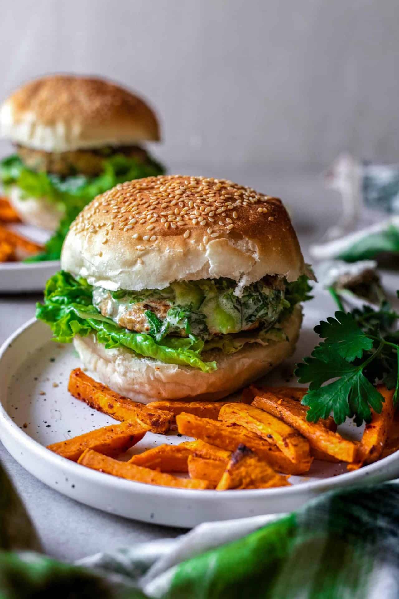 These easy tuna burgers have the perfect meaty texture, plus they are super flavorful, satisfying, hearty and seriously delicious!