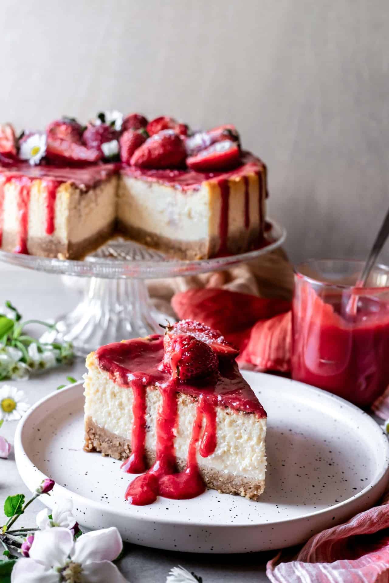 This Gluten-Free New York Cheesecake is super creamy, perfectly sweet, tangy, and slightly citrusy, rich, flavorful, and insanely delicious!