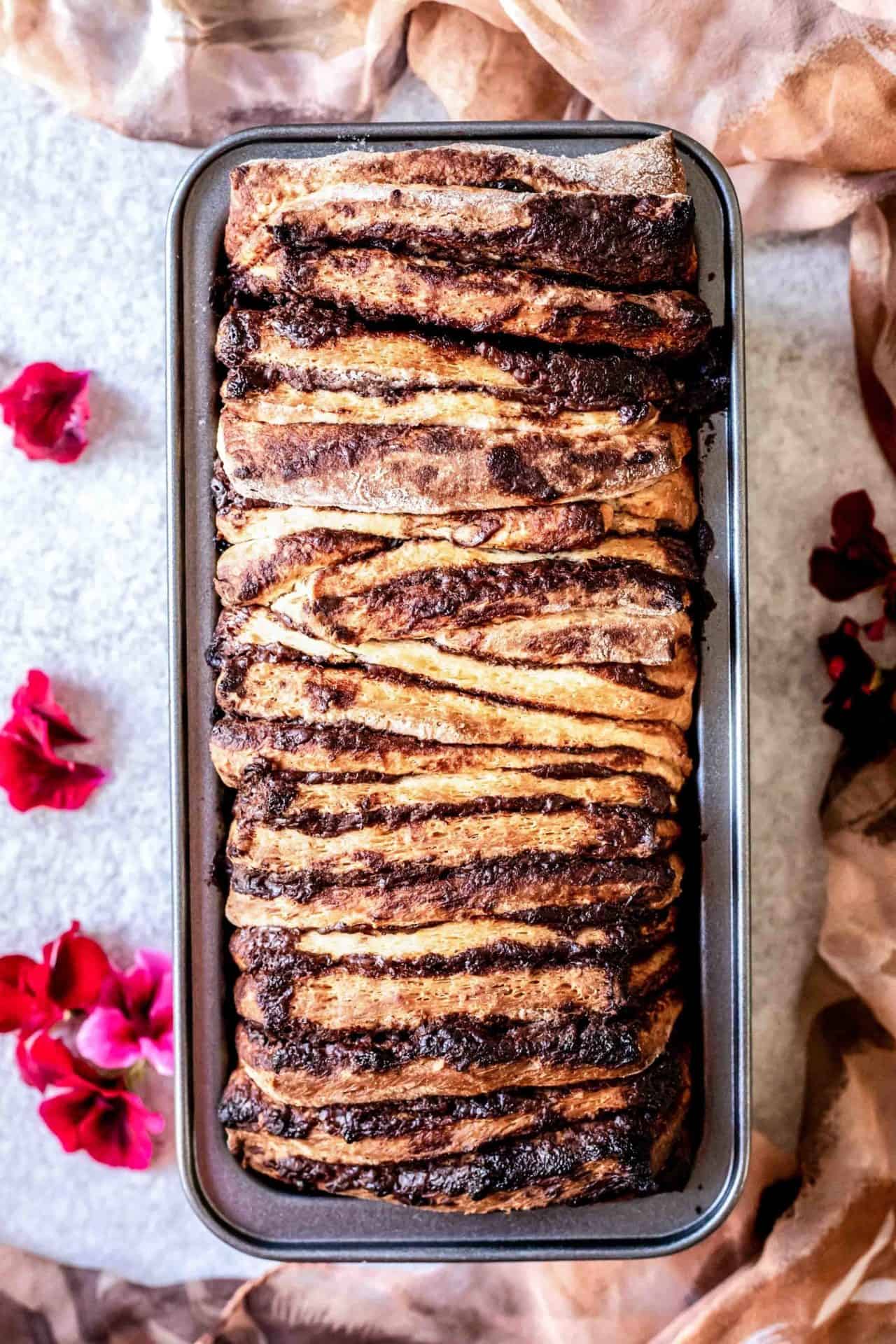 This Gluten-Free Nutella Pull-Apart Bread is pillowy soft, tender, chocolaty, Nutella-infused, flavorful and so delicious!