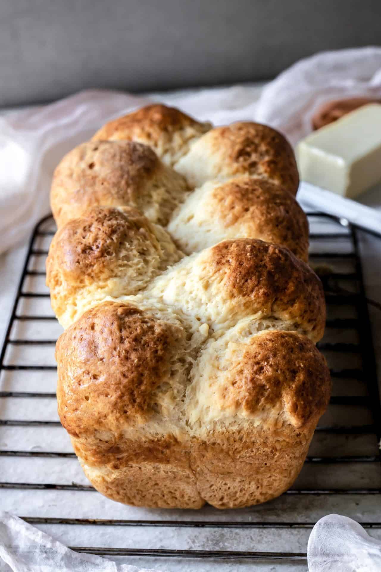 This Gluten Free Brioche Bread is pillowy soft, buttery, tender, rich, simple to make, tummy-friendly and so delicious!