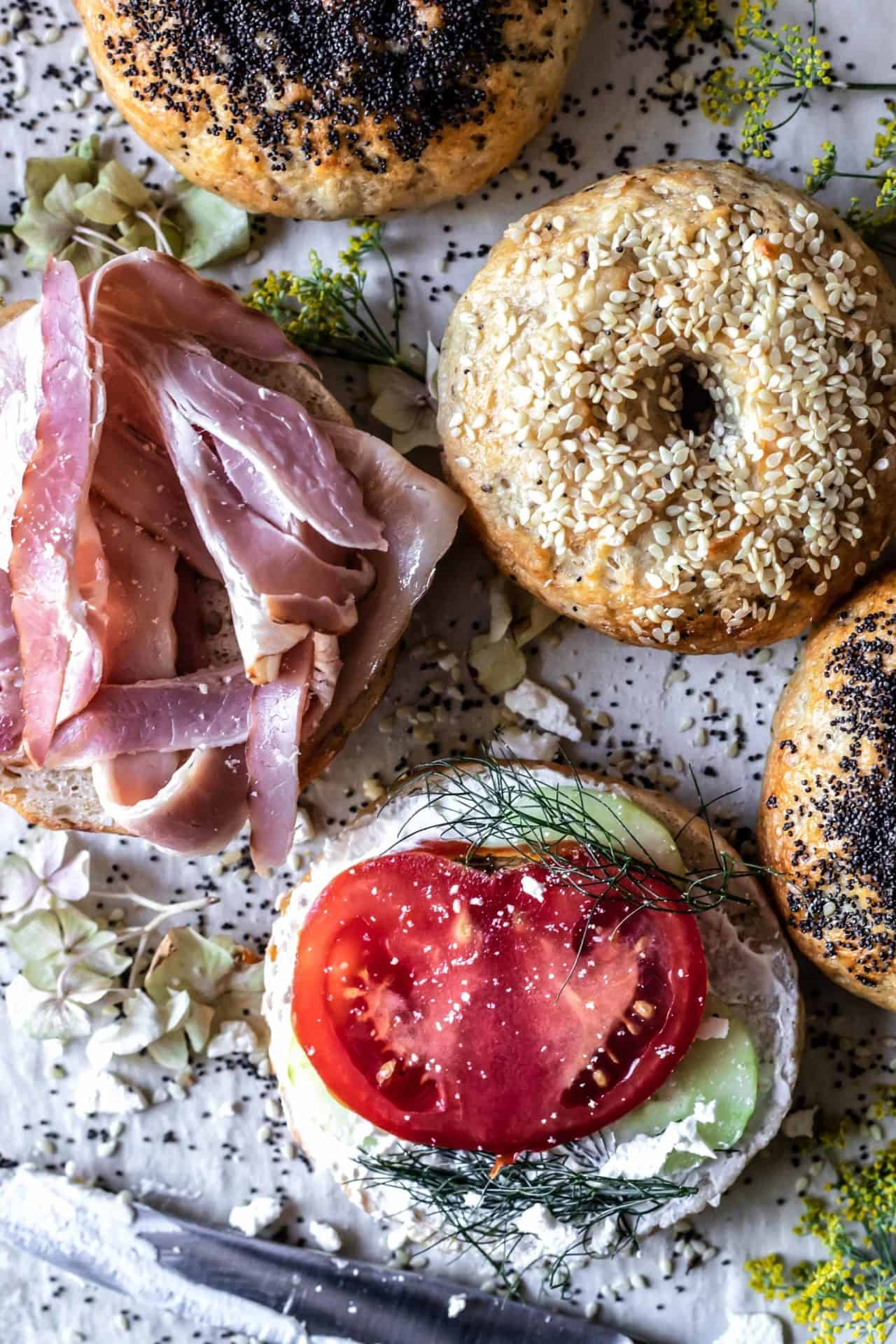 These Gluten-Free Bagels are extra chewy, simple, savory, tender and so delicious. Plus they are easy to digest and low FODMAP.