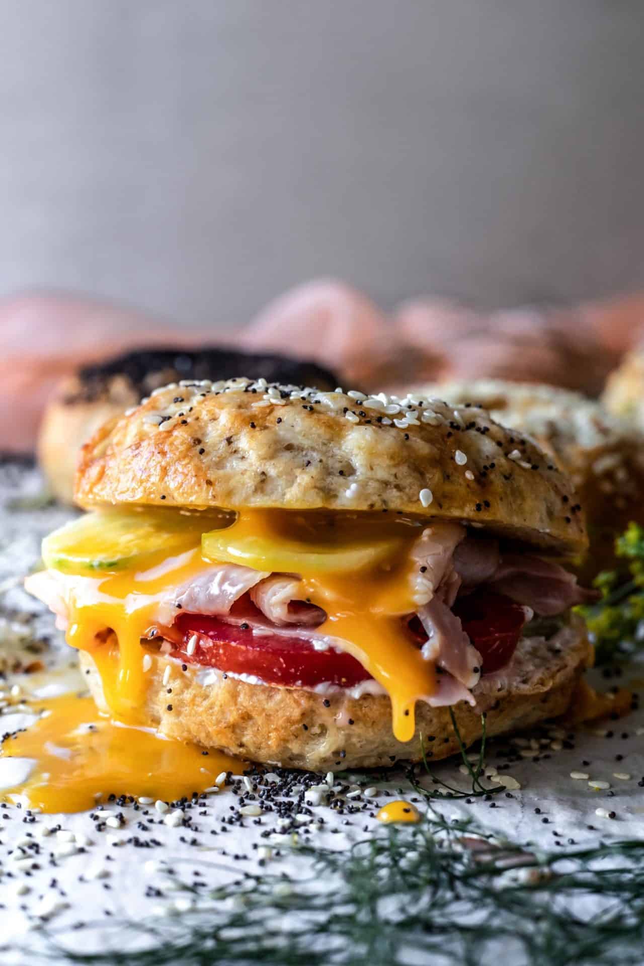 These Gluten-Free Bagels are extra chewy, simple, savory, tender and so delicious. Plus they are easy to digest and low FODMAP.