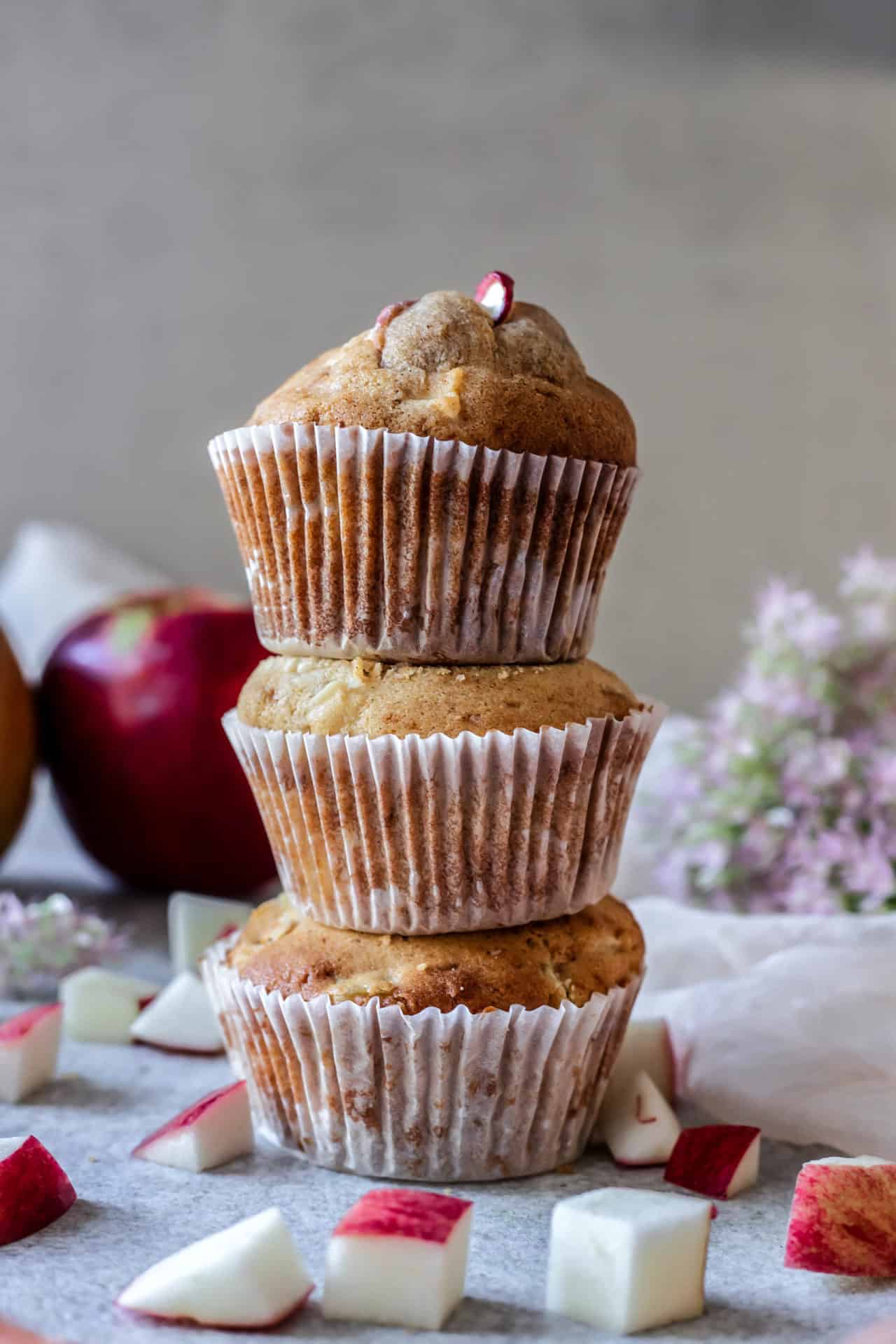 These Gluten-Free Apple Pie Muffins are tender and light, loaded with apple, perfectly sweet, hearty, satisfying and so simple to make!
