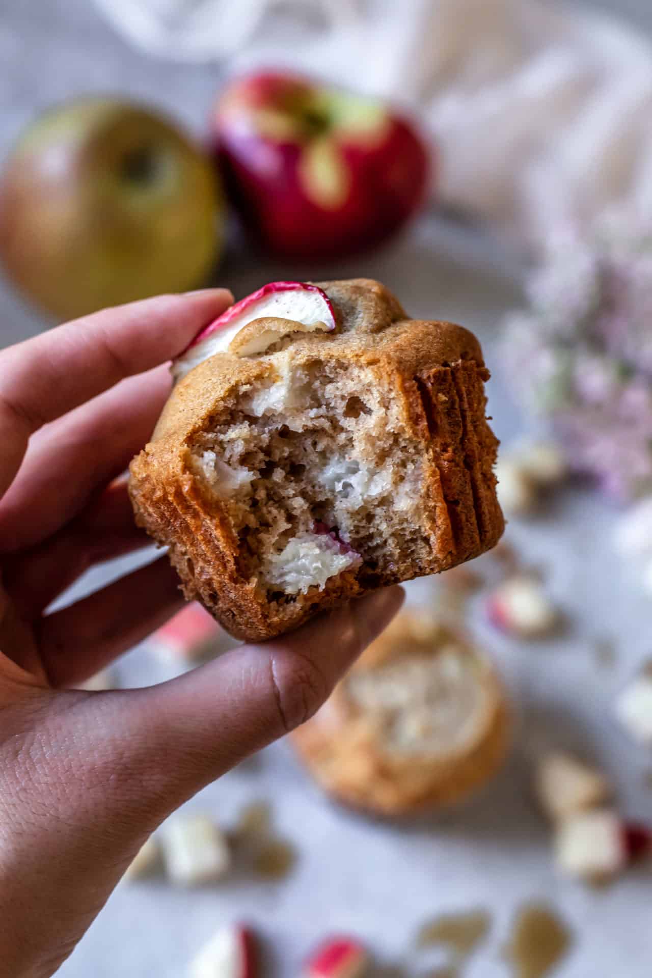 These Gluten-Free Apple Pie Muffins are tender and light, loaded with apple, perfectly sweet, hearty, satisfying and so simple to make!

