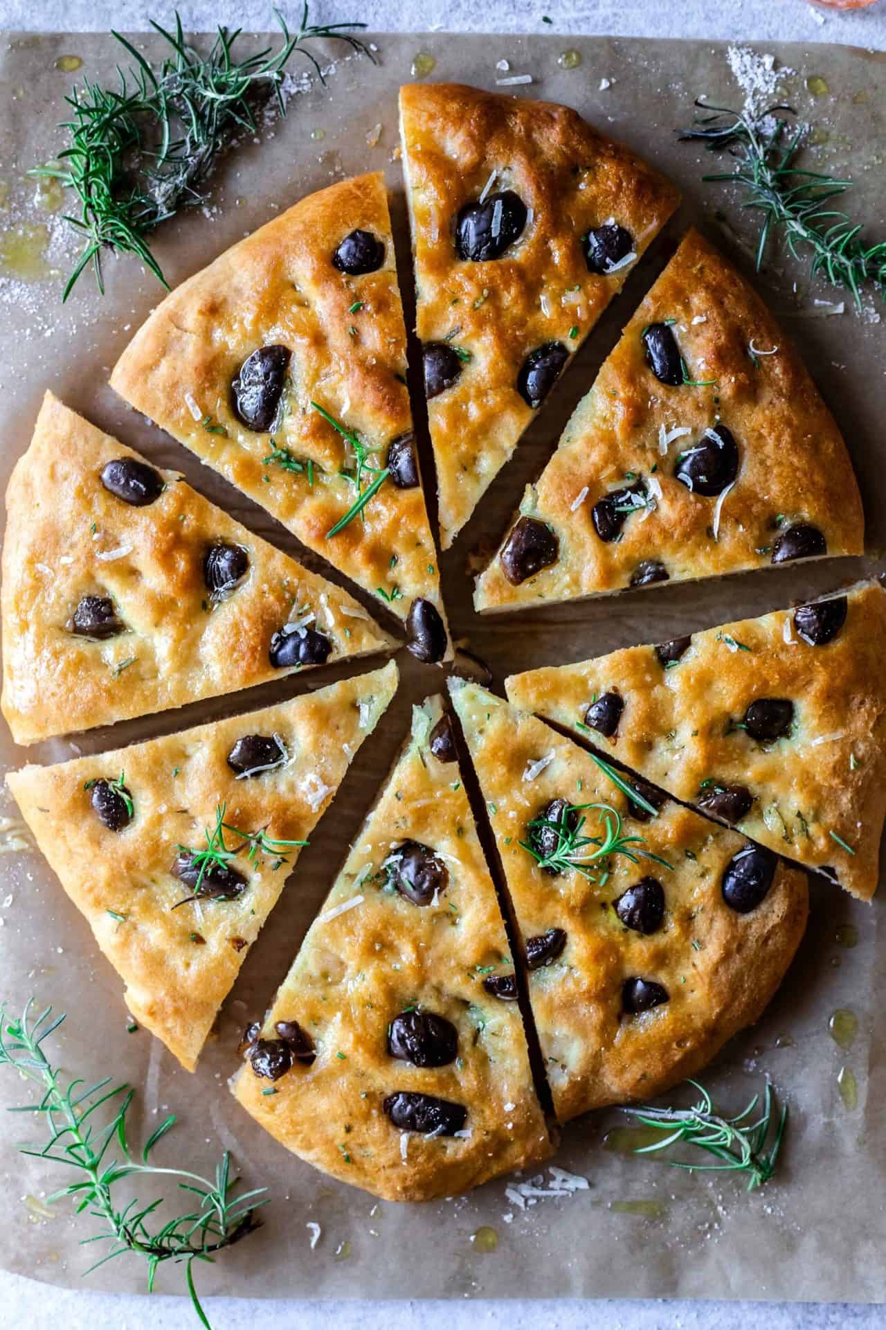 This Gluten-Free Focaccia Bread is pillowy soft, tender, bursting with flavour, satisfying, very simple to make and so delicious.