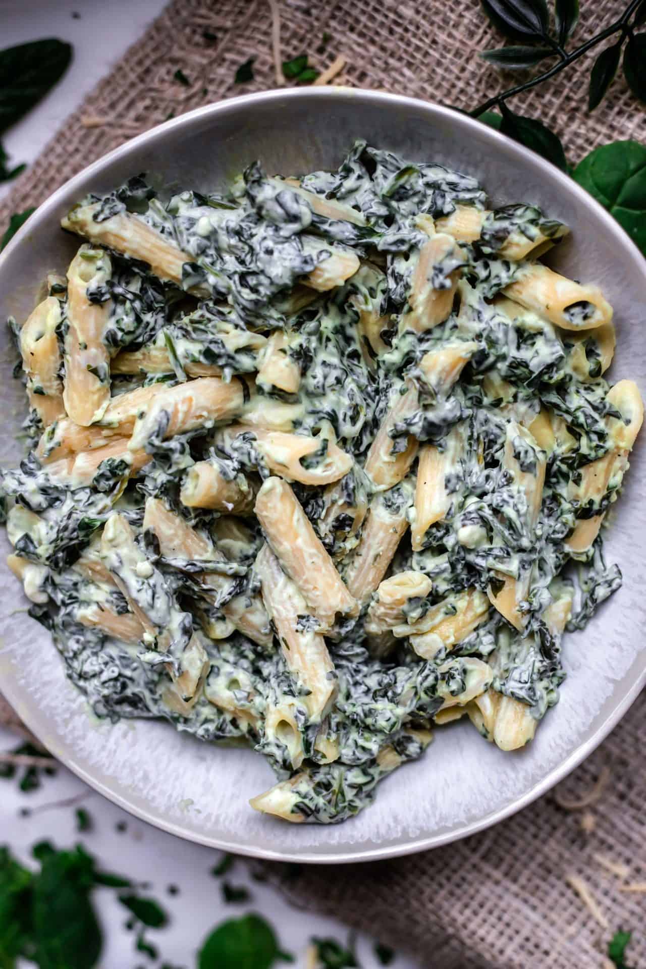 This Creamy Spinach Pasta is rich, satisfying, savory, comforting, very simple to make, tummy-friendly, and just so delicious!