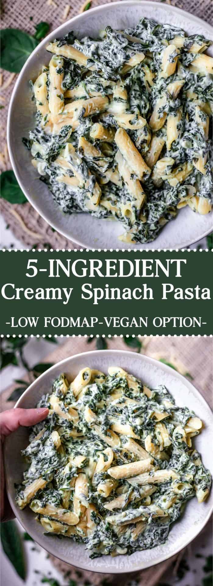 This Creamy Spinach Pasta is rich, satisfying, savory, comforting, very simple to make, tummy-friendly, and just so delicious!
