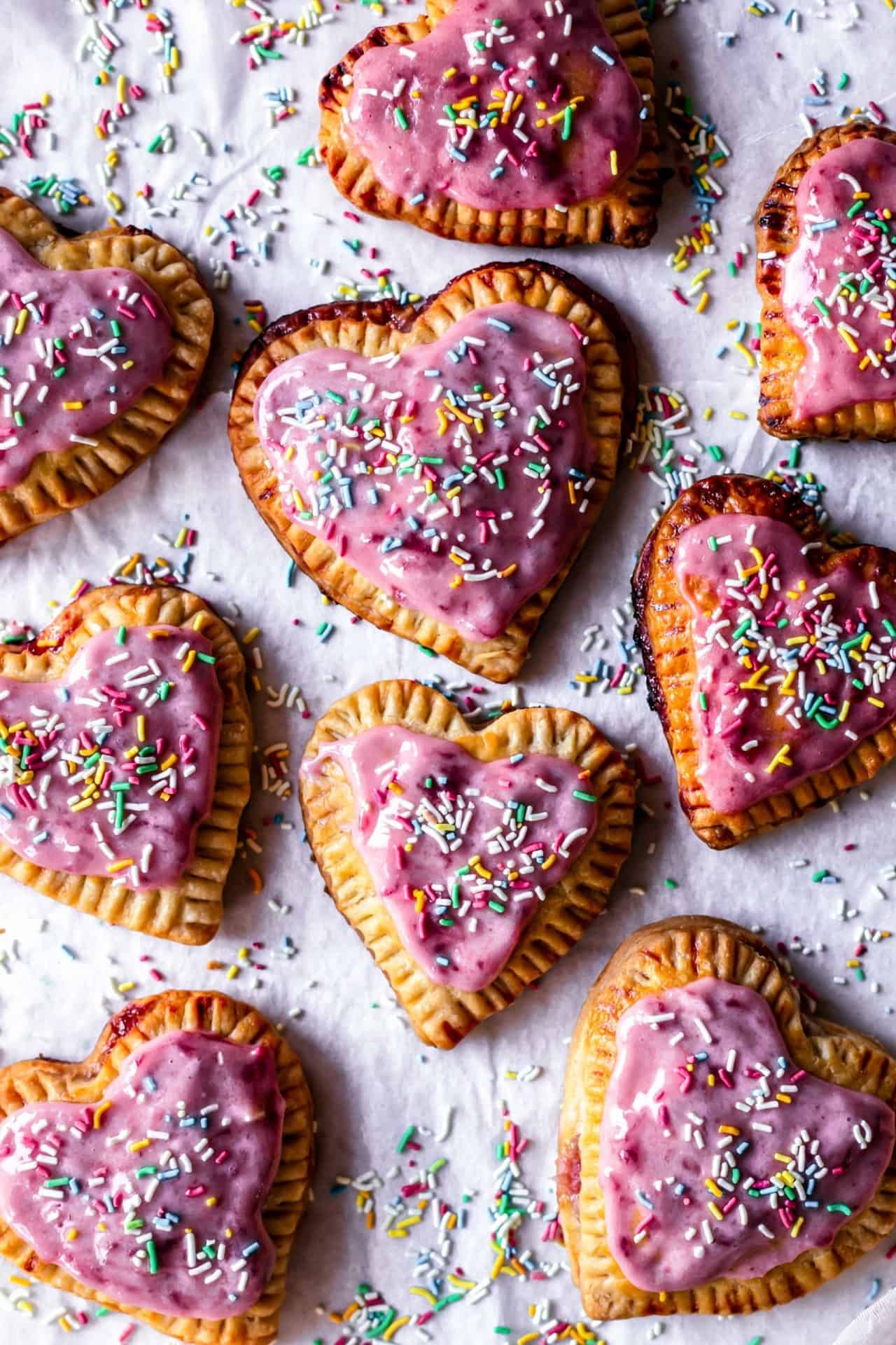 These Gluten-Free Pop-Tarts are flaky, buttery, and filled with the most delicious combo of cream cheese and strawberry jam.