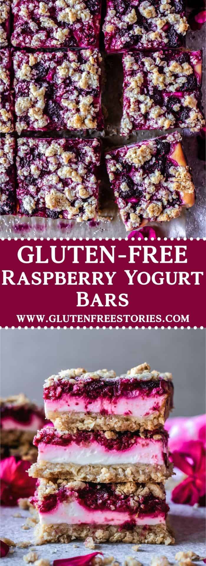 These Gluten-Free Raspberry Yogurt Bars are simple to make, fruity, perfectly sweetened, refreshing, and just so good!