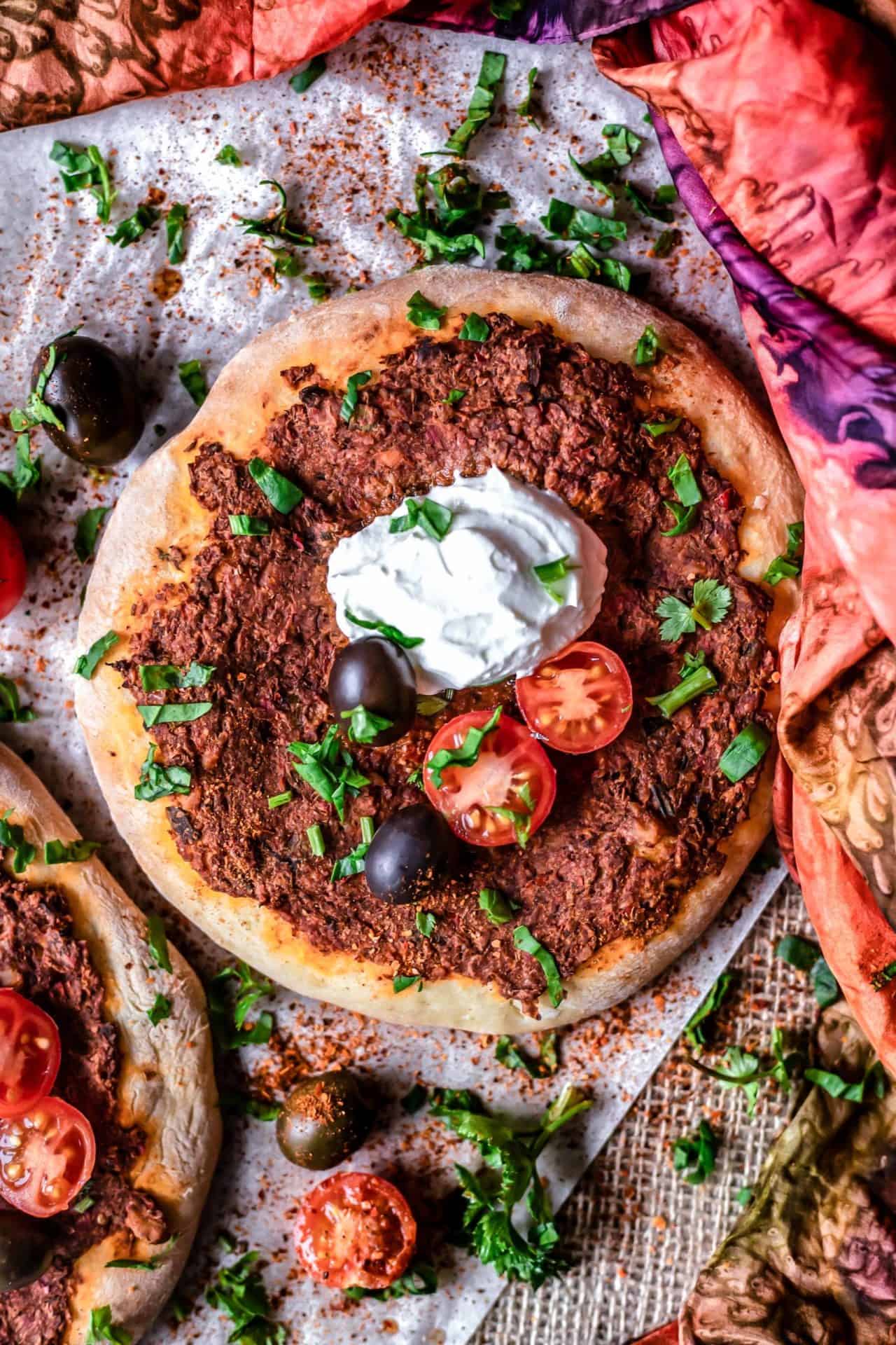 This Vegan Turkish Pizza is versatile, wholesome, healthy, bursting with flavour, simple to make and just so good! The recipe is vegan, low FODMAP and gluten-free!
