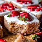 Gluten-Free Strawberry & Yogurt Sheet Cake