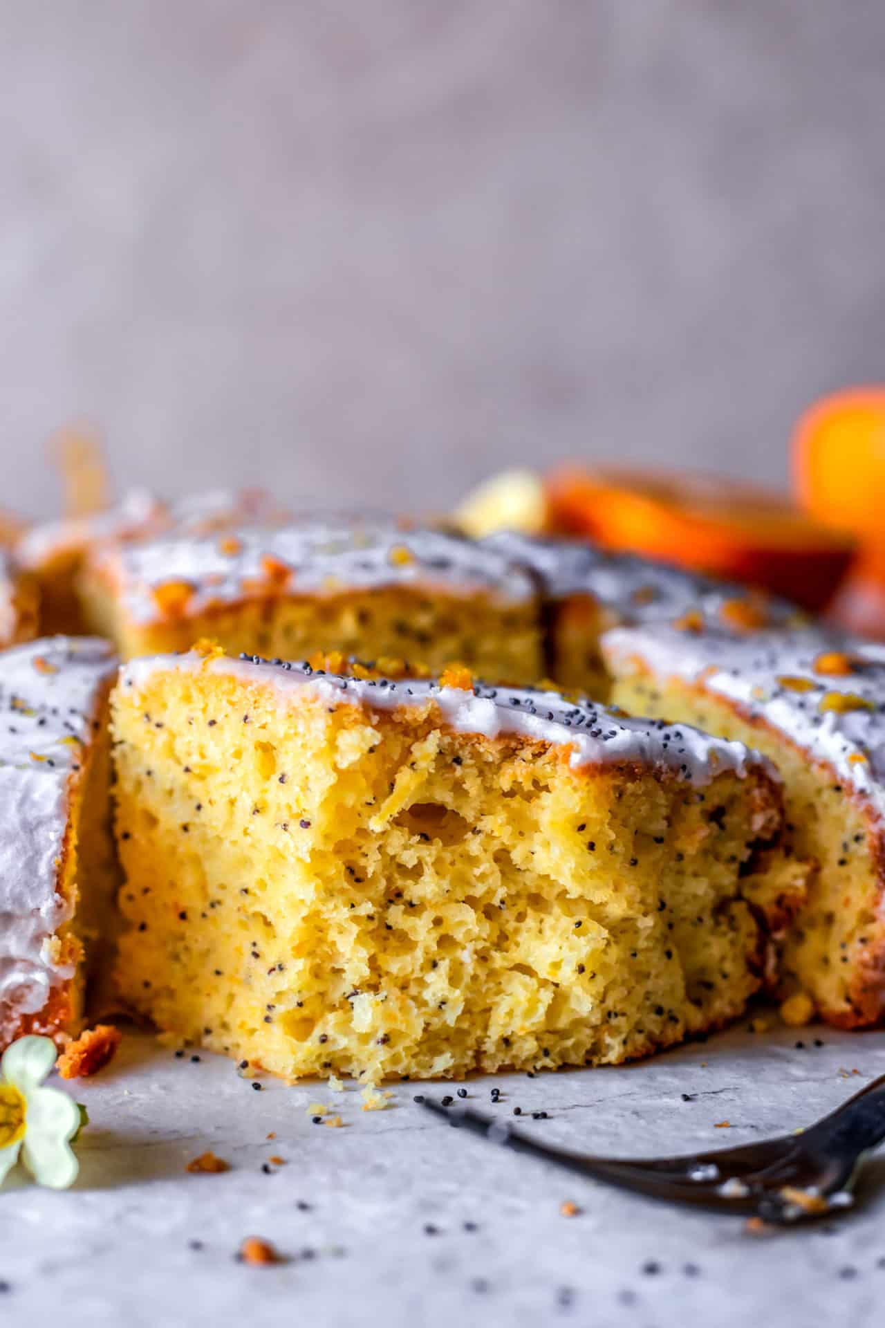 This Gluten-Free Citrus Poppy Seed Cake is light, spongy, flavourful, zesty, perfectly sweetened and just so delicious!
