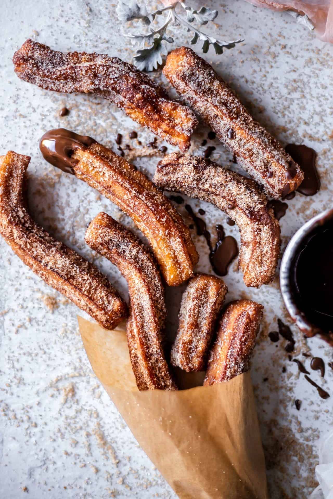 These gluten-free churros are light, airy, tender on the inside and crispy on the outside, perfectly sweetened, and just so delicious!