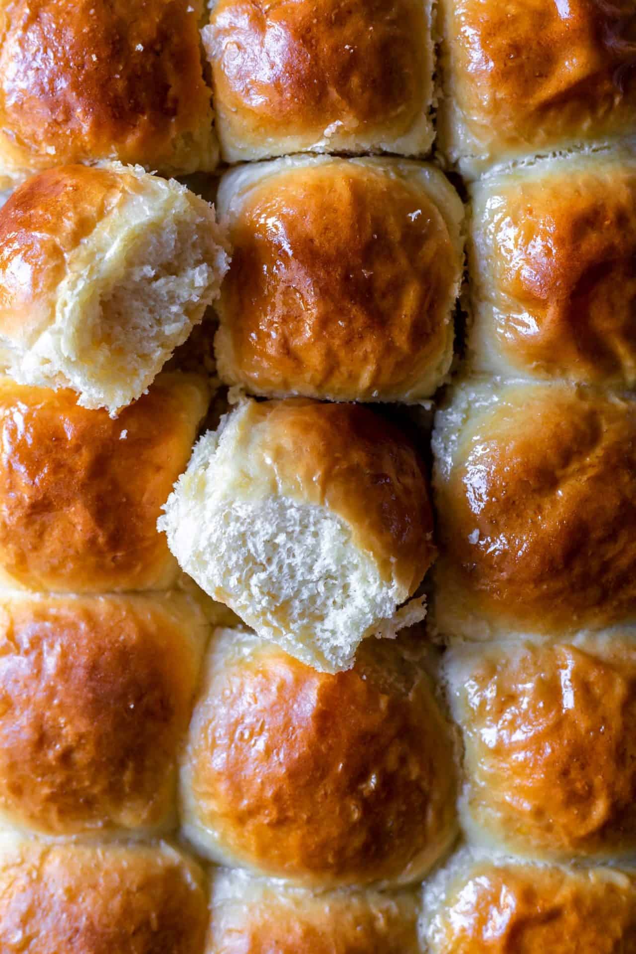 These Gluten-Free Dinner Rolls are tender, buttery, fluffy, flaky on the top and extra soft in the center! 