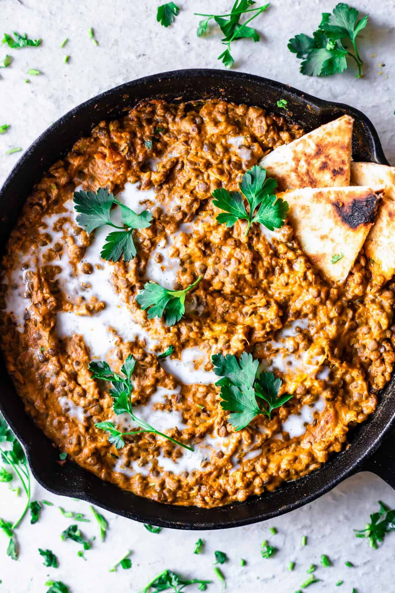 This Low FODMAP Vegan Lentil Curry is super creamy, hearty, bursting with flavour, comforting, and incredibly delicious!