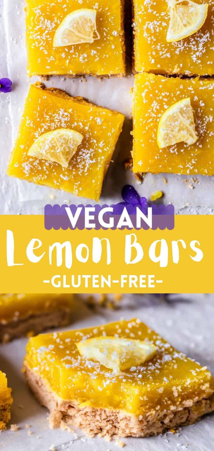 These Vegan Lemon Bars are incredibly refreshing, light, lemony, not too sweet, healthier than the traditional lemon bars and so delicious!