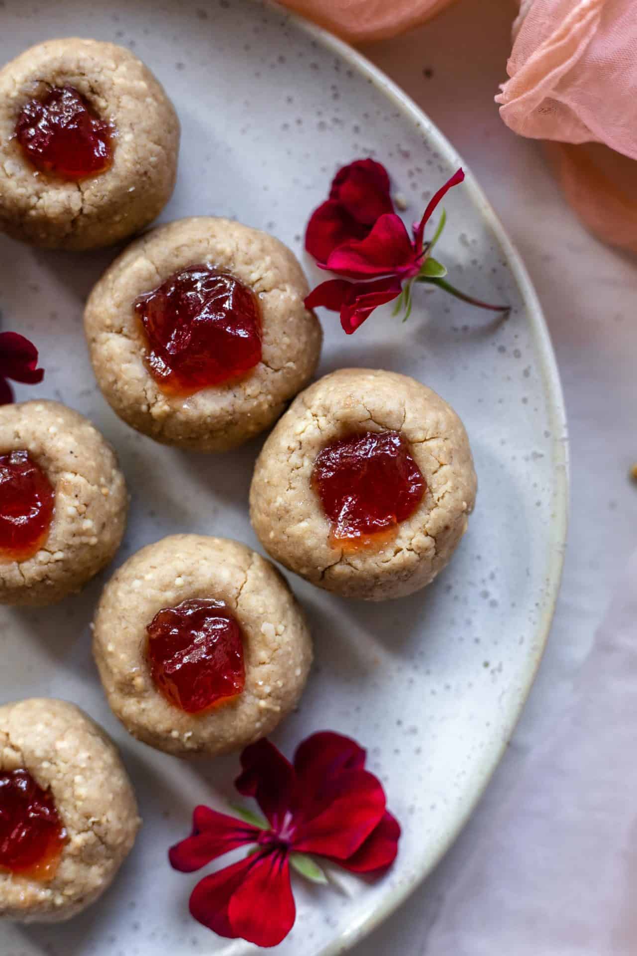 These No-Bake Peanut Butter and Jelly Thumbprint Cookies have that melt-in-your-mouth texture, they are easy to make and so very delicious!