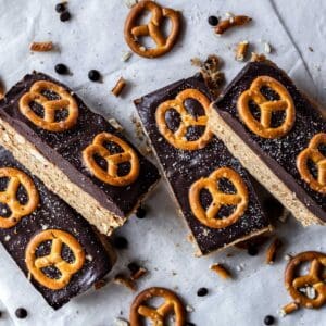 Vegan Chocolate Pretzel Bars