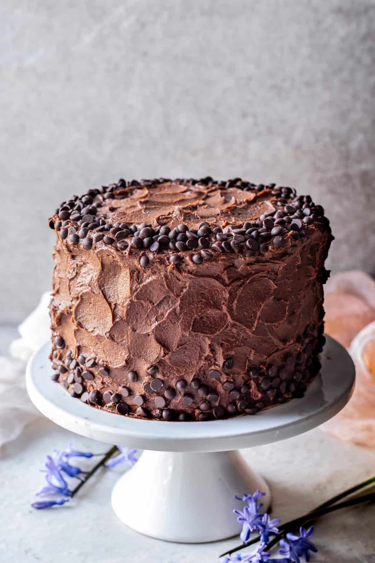 This is the ultimate gluten-free chocolate cake. It is rich, chocolaty, flavorful, perfectly sweetened and just a dream come true for all the chocoholics out there.
