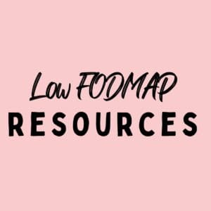 Low FODMAP Resources