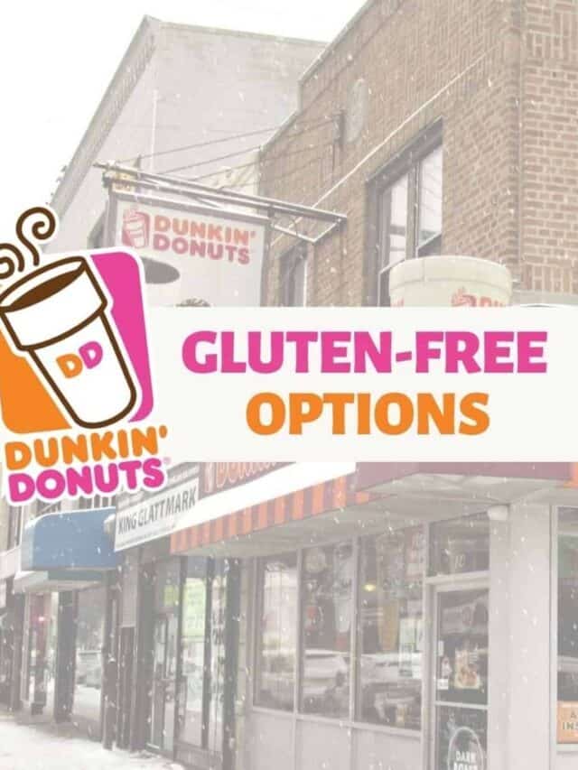 Dunkin' Donuts Gluten Free Options