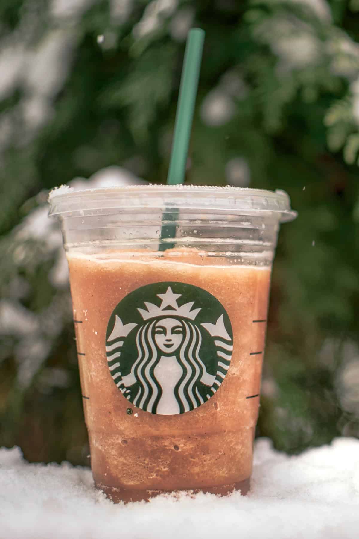 Iced latte from Starbucks