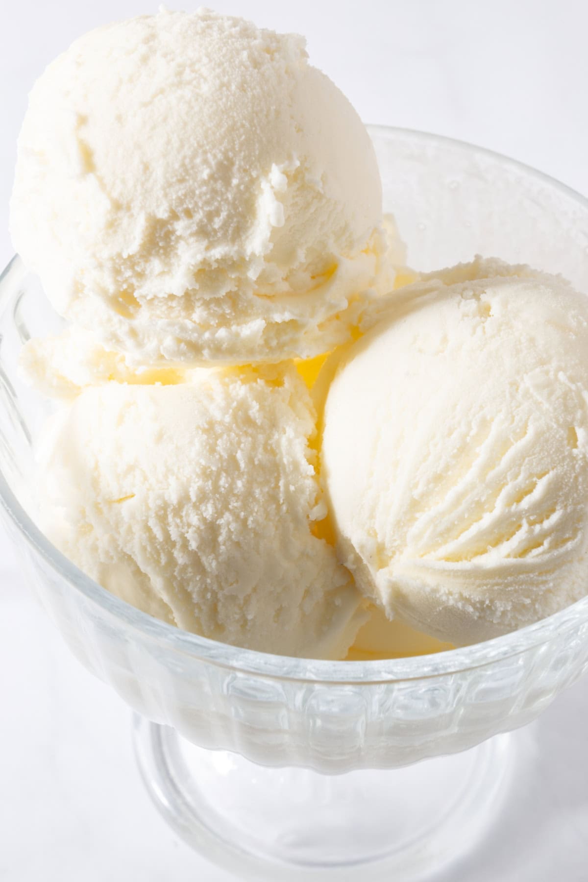 Bowl of Vanilla Ice Cream