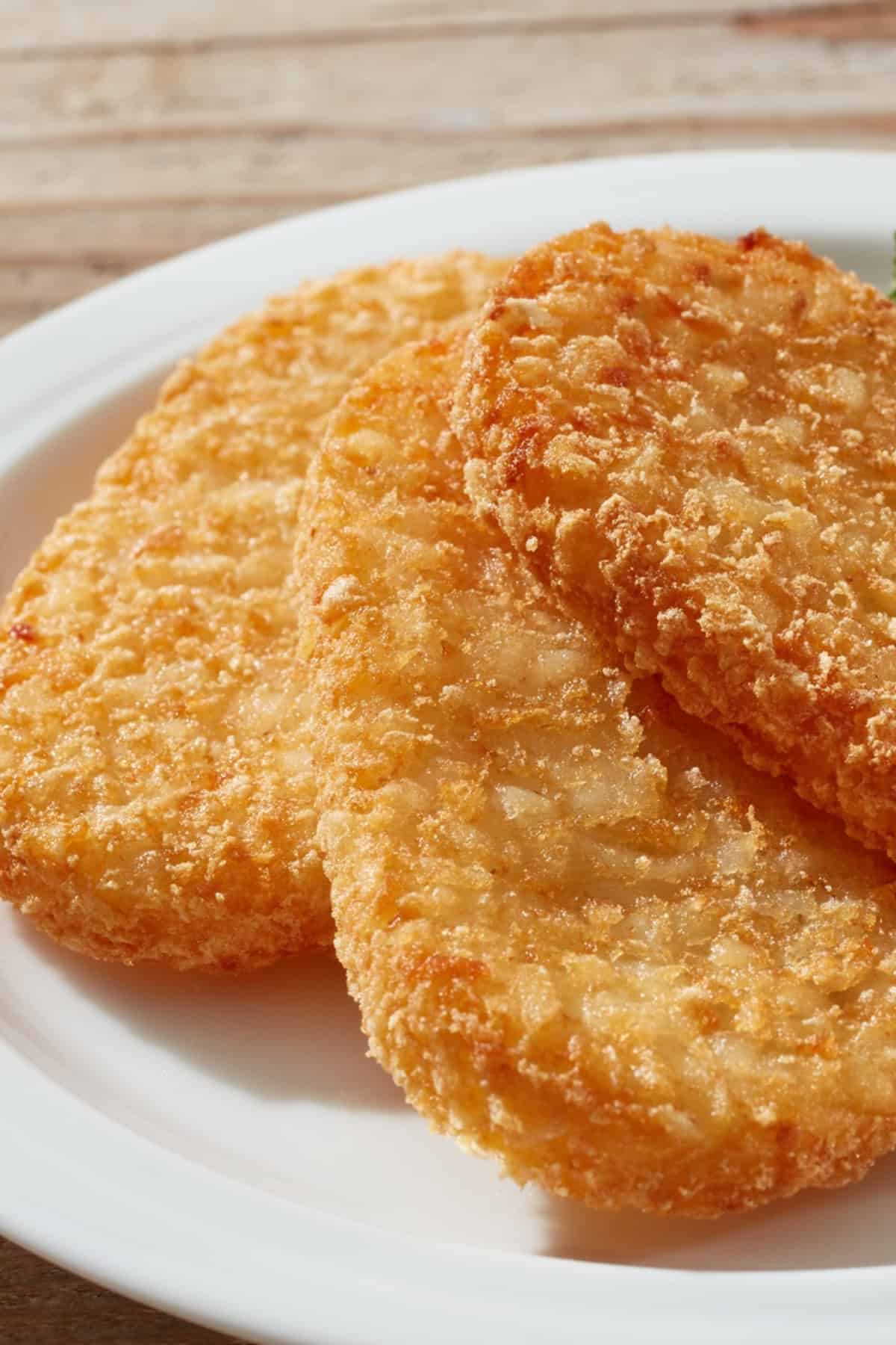 Hash Browns on a plate
