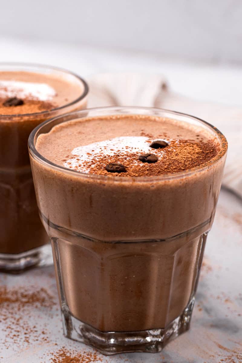glass of Mocha Madness Tropical Smoothie